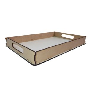 Bandeja A4 madera cristal - 20x29 en bolsa por unidad