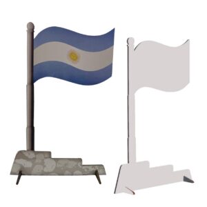 Bandera con Mastil de 13x19 - Bolsa de 5 unidades